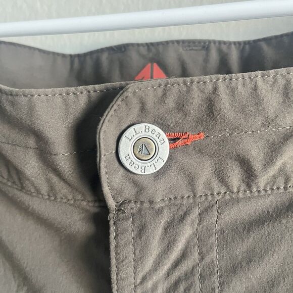 LL Bean Water-Resistant Cresta Hiking Pants Natural Fit Dark Cinder Men 36x34 - Picture 2 of 6